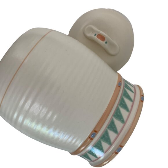 VTG 80s Taos Treasure Craft USA Ceramic Canister Jar With Lid 7726 9" Southwest - Picture 9 of 9